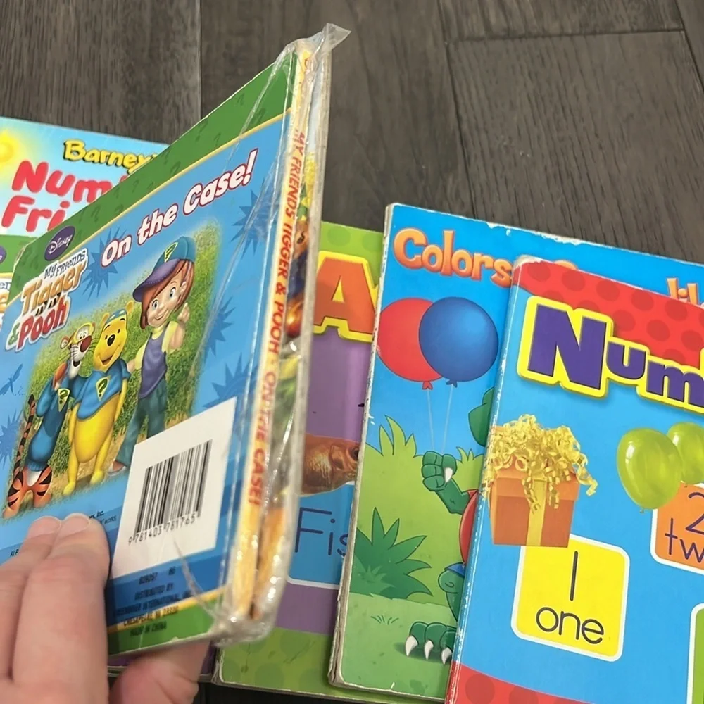 Bundle of Children’s educational books numbers colors and words